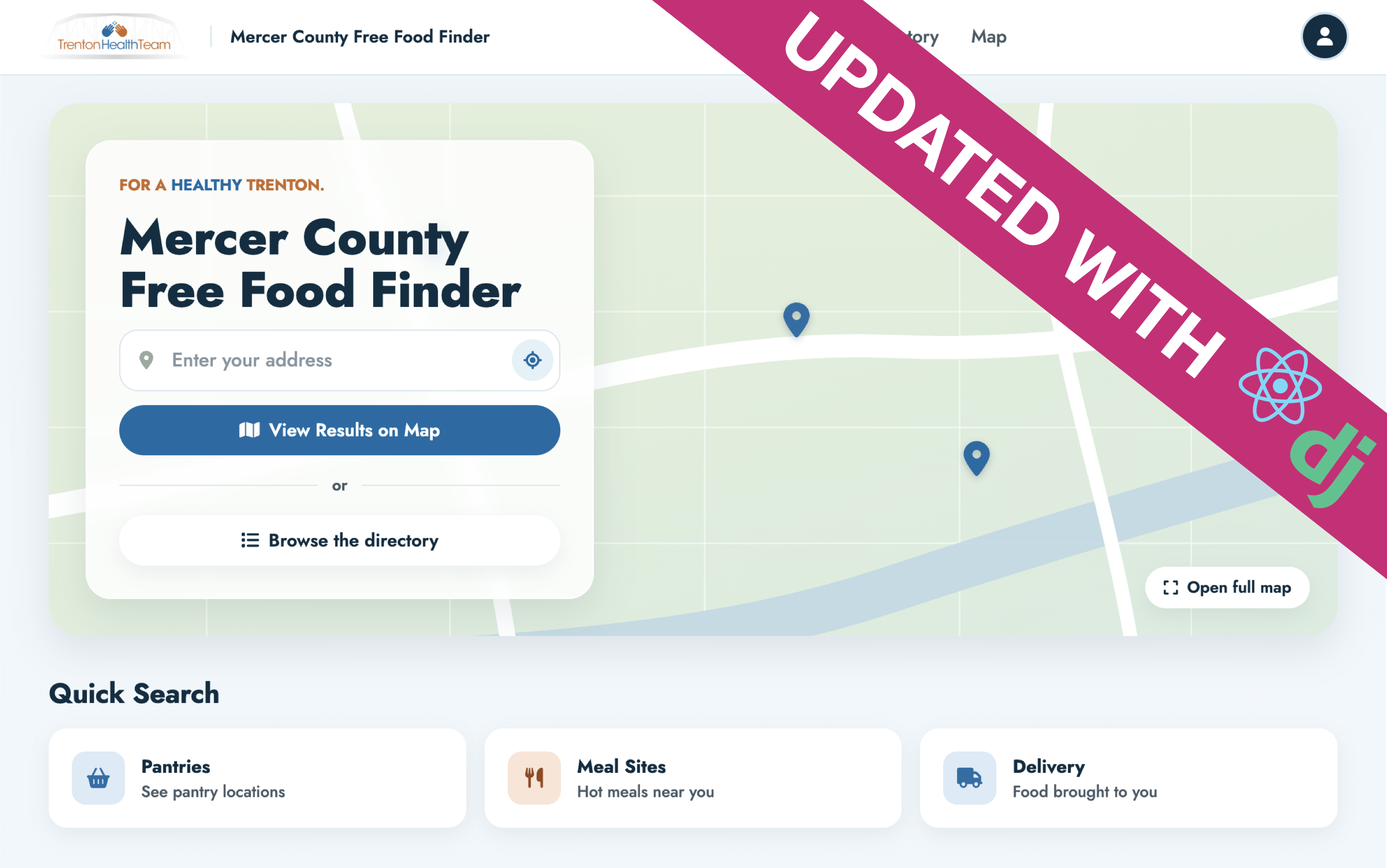 React Food Finder